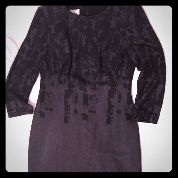Suzy Chin- Maggie Boutique Grey with blackDress